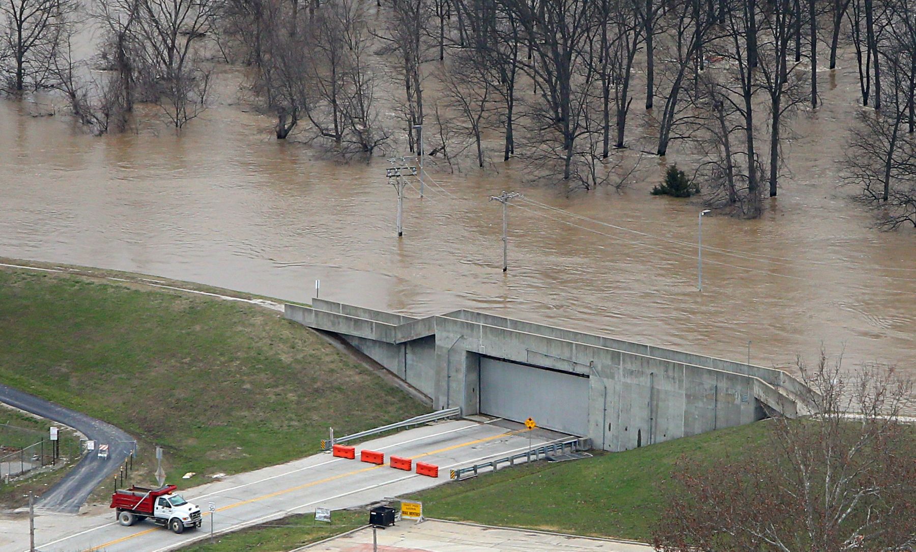 Historic flooding on the Meramec River, Valley Park